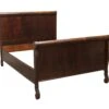 Solid Walnut Full Bed Frame Set With Walnut Veneer 2 Solid Walnut Full Bed Frame Set With Walnut Veneer -OGT Sale Store bedroom solid walnut full bed frame set with walnut veneer p264004