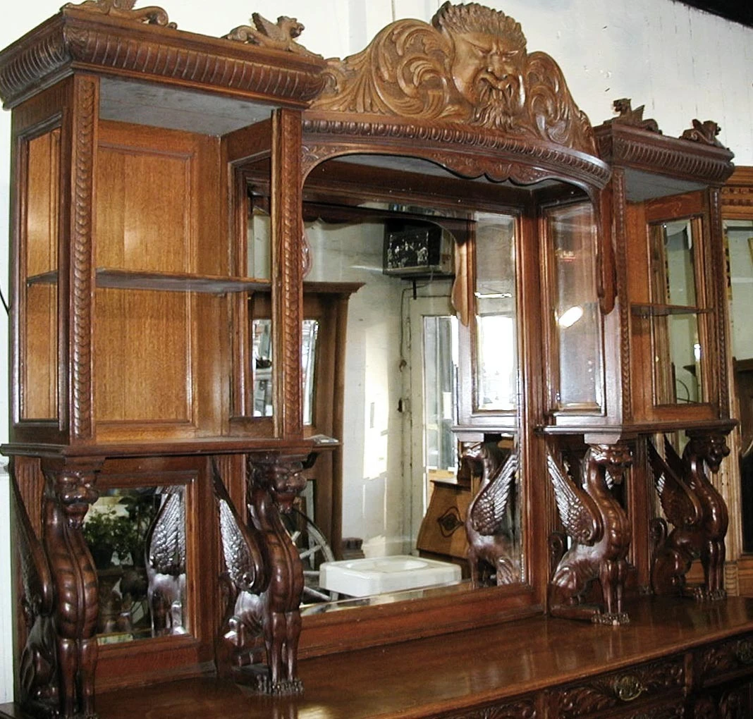 Oversized Victorian Breakfront 8 Oversized Victorian Breakfront - Image 6