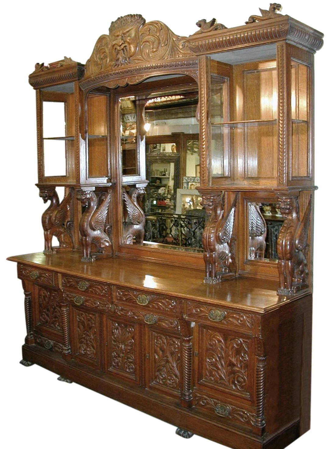 Oversized Victorian Breakfront 9 Oversized Victorian Breakfront - Image 7