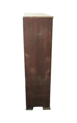 Antique Traditional 4 Ft. Dark Wooden Bookcase 9 Antique Traditional 4 Ft. Dark Wooden Bookcase -OGT Sale Store bookcases for sale l201836