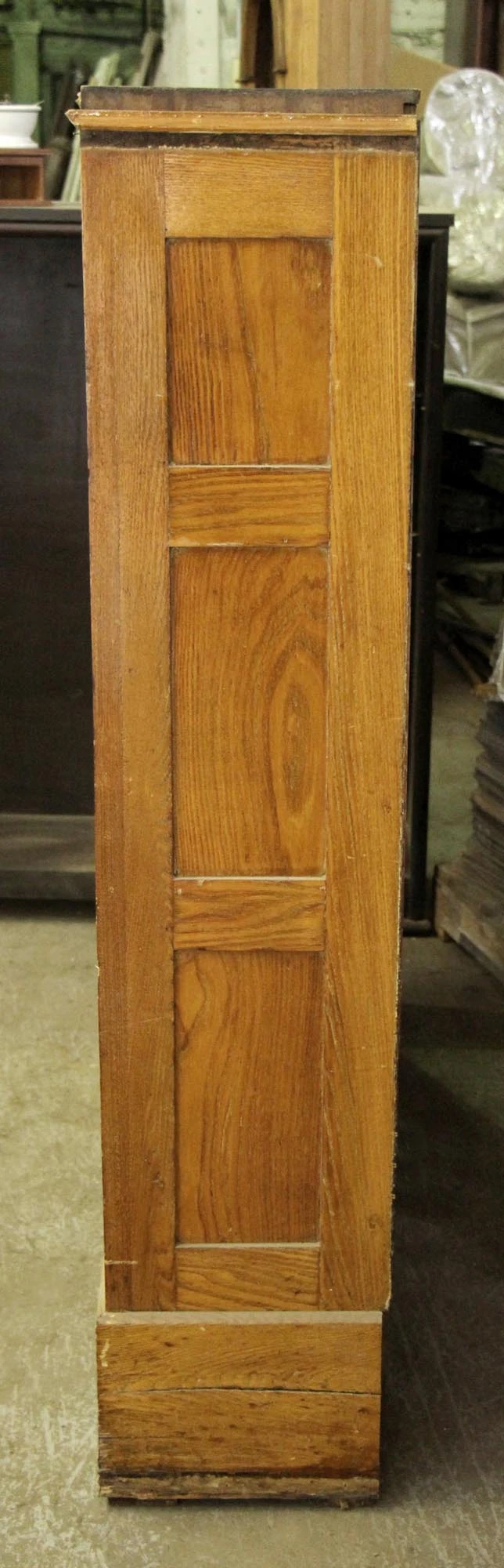 Antique Oak 5 Ft. Wooden Bookcase 5 Antique Oak 5 Ft. Wooden Bookcase - Image 3