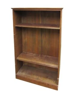 Vintage 3 Shelf Wood Storage Bookcase 8 Vintage 3 Shelf Wood Storage Bookcase -OGT Sale Store bookcases for sale m220437