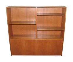 Mid Century Modern Teak Storage Book Shelf
