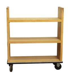 Light Maple Library Book Cart 6 Light Maple Library Book Cart -OGT Sale Store bookcases n244284