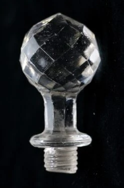 Faceted Clear Glass Stopper