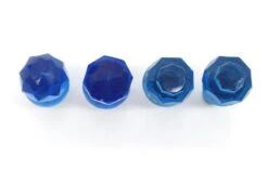 Set Of 4 Vintage Variety Styled Blue Glass Bottle Stoppers 10 Set Of 4 Vintage Variety Styled Blue Glass Bottle Stoppers -OGT Sale Store bottle stoppers for sale q284434