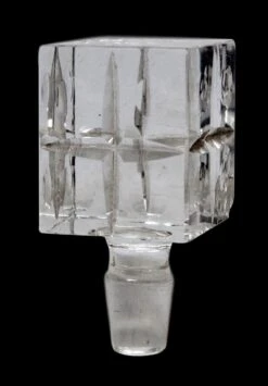 Large Square Glass Decanter Stopper
