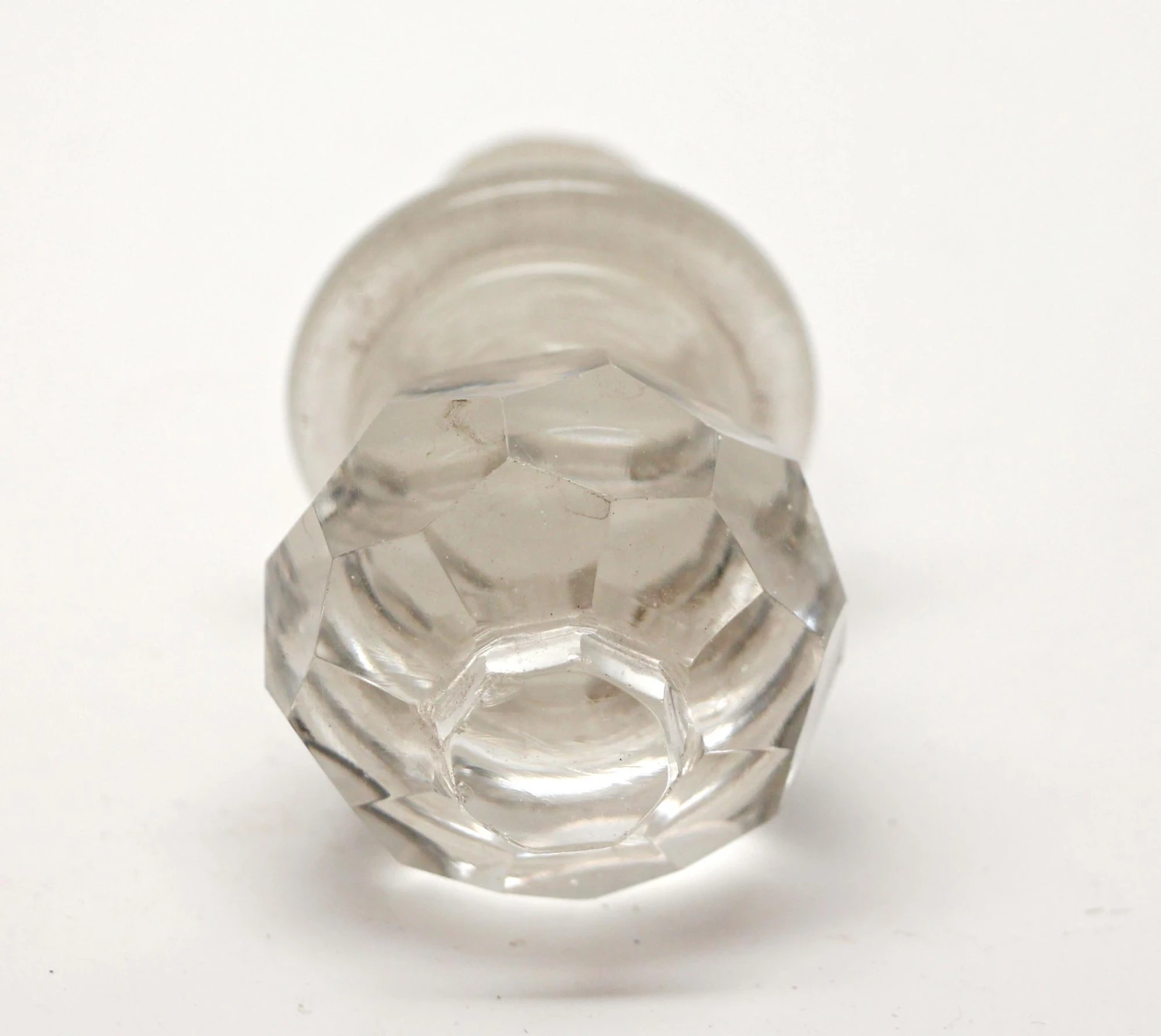 Vintage Glass Faceted Stopper 4 Vintage Glass Faceted Stopper - Image 2