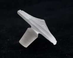 Vintage Small Frosted Glass Bottle Stopper