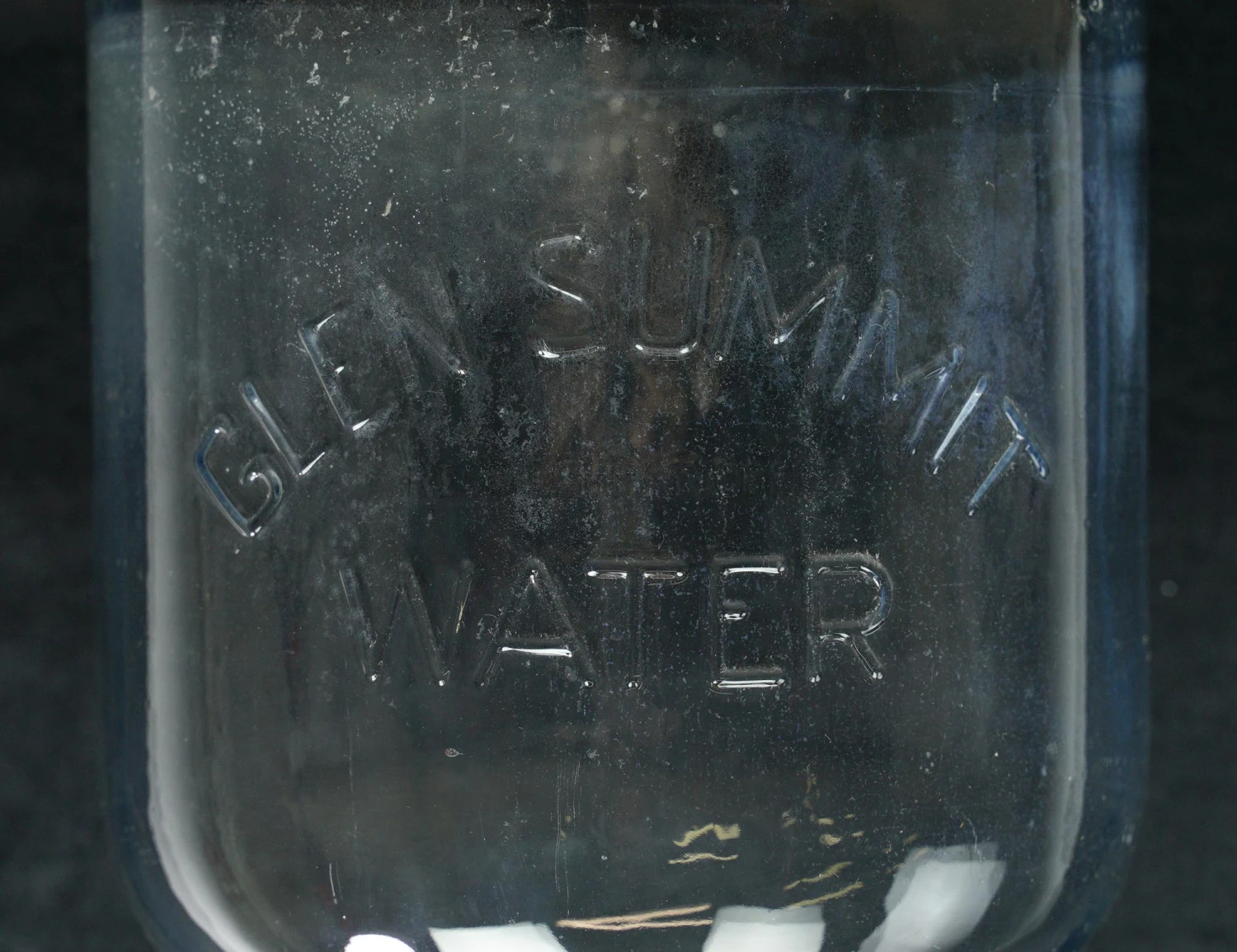 Vintage Blue Glass Glen Summit 5 Gallon Carboy Bottle Jug 4 Vintage Blue Glass Glen Summit 5 Gallon Carboy Bottle Jug - Image 2