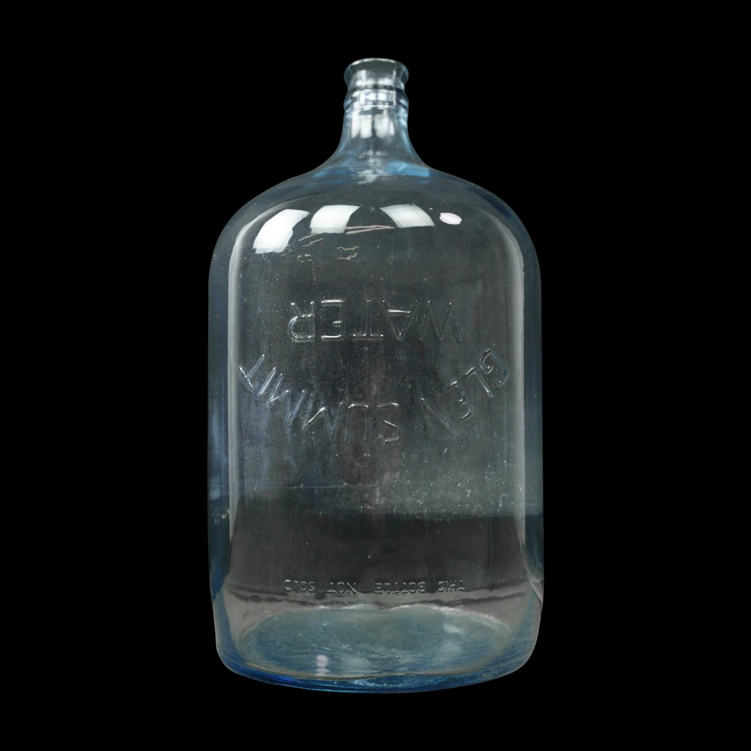 Vintage Blue Glass Glen Summit 5 Gallon Carboy Bottle Jug 3 Vintage Blue Glass Glen Summit 5 Gallon Carboy Bottle Jug