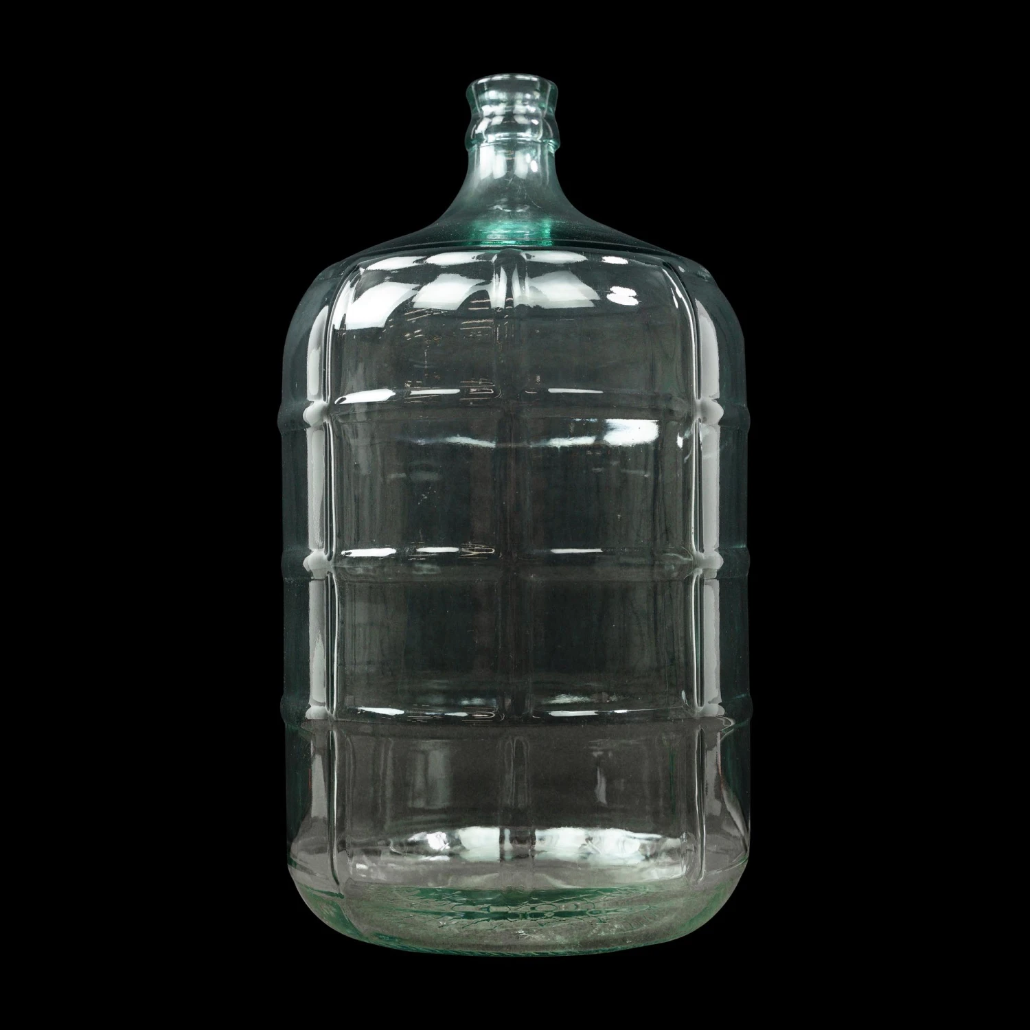 Vintage Italian Made Clear Glass 5 Gallon Carboy Bottle Jug 3 Vintage Italian Made Clear Glass 5 Gallon Carboy Bottle Jug