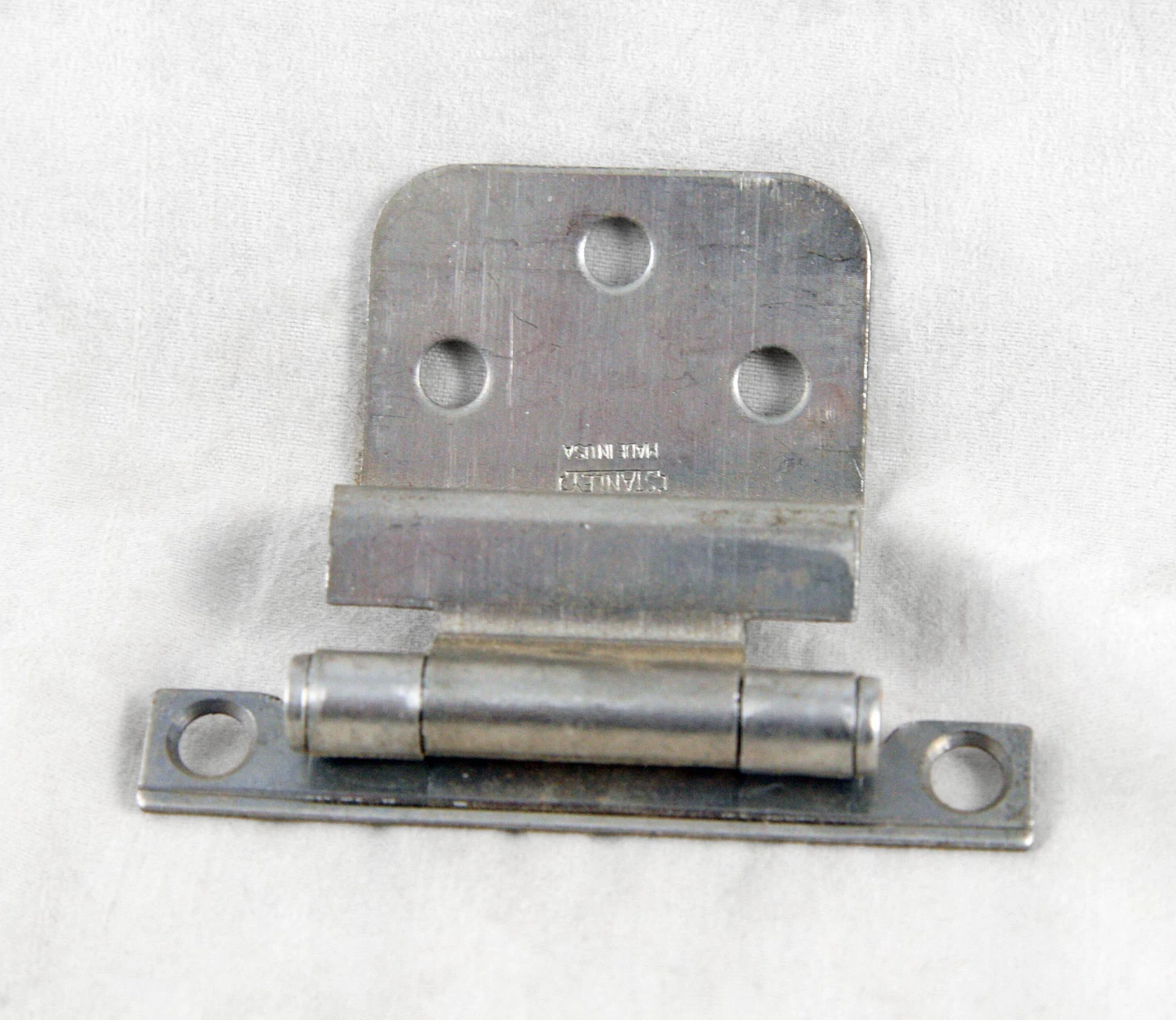 Set Of 10 Stanley Steel 2.25 X 2 Partial Wrap Cabinet Hinges 5 Set Of 10 Stanley Steel 2.25 X 2 Partial Wrap Cabinet Hinges - Image 3