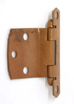 Set Of 4 Art Deco Copper Finish 2.75 X 2 Offset Cabinet Hinges 8 Set Of 4 Art Deco Copper Finish 2.75 X 2 Offset Cabinet Hinges -OGT Sale Store cabinet furniture hinges for sale n250994