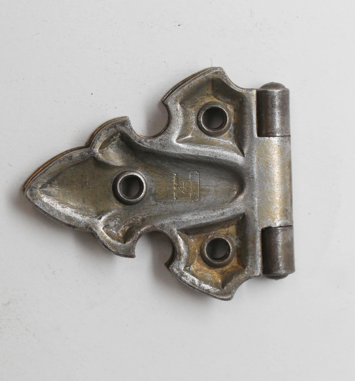 Vintage Stanley Signed Steel Butterfly Surface Cabinet Hinge 5 Vintage Stanley Signed Steel Butterfly Surface Cabinet Hinge - Image 3