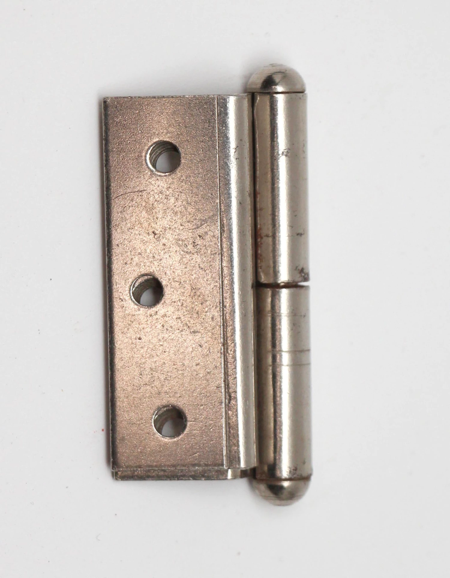 Modern 2 In. X 1.75 In. Brushed Steel Offset Cabinet Hinge 5 Modern 2 In. X 1.75 In. Brushed Steel Offset Cabinet Hinge - Image 3