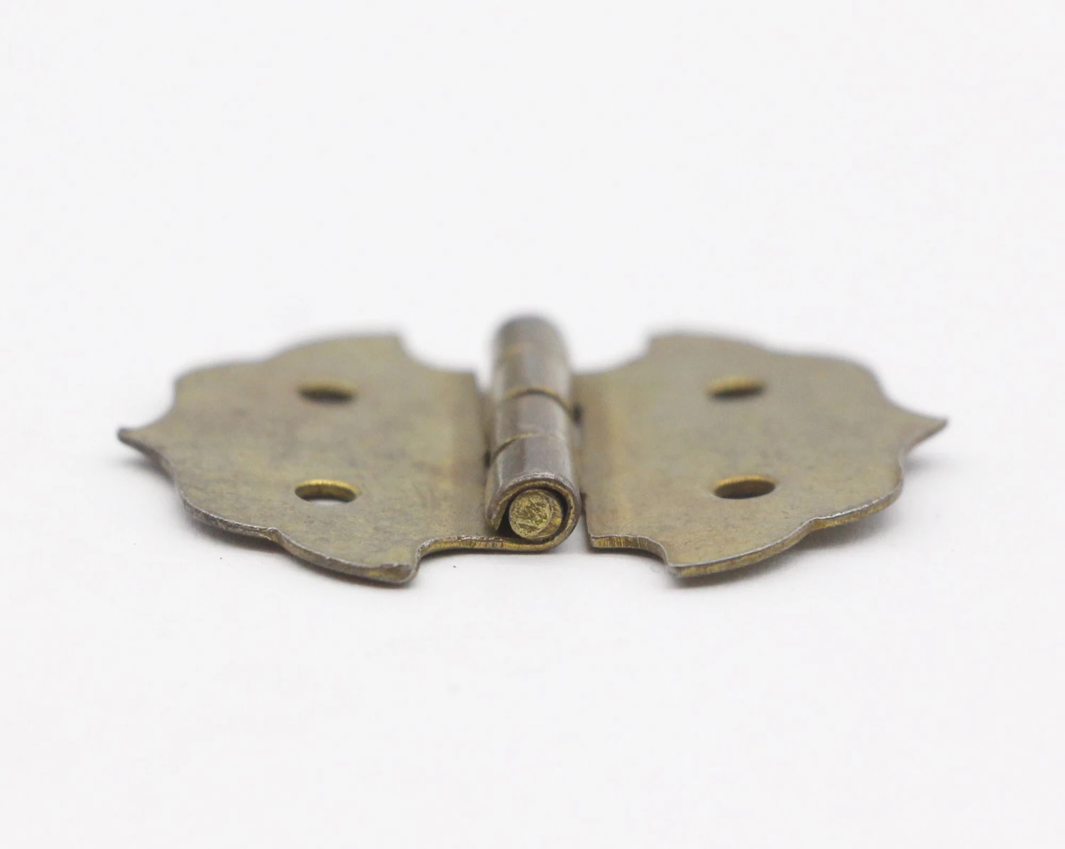 Vintage Steel Butterfly Cabinet Door Hinge Set 1.125 X 1.25 5 Vintage Steel Butterfly Cabinet Door Hinge Set 1.125 X 1.25 - Image 3