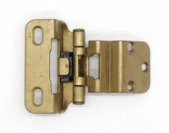 Vintage Steel Brass Plated Partial Wrap Cabinet Hinge 9 Vintage Steel Brass Plated Partial Wrap Cabinet Hinge -OGT Sale Store cabinet furniture hinges for sale q275201