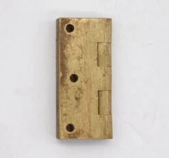 Set Of 4 Vintage 2 X 1.5 Brushed Brass Butt Cabinet Hinges -OGT Sale Store cabinet furniture hinges for sale q278961