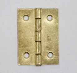 Set Of 4 Polished Brass Over Steel 2 X 1.75 Butt Cabinet Hinges 10 Set Of 4 Polished Brass Over Steel 2 X 1.75 Butt Cabinet Hinges -OGT Sale Store cabinet furniture hinges for sale q280325