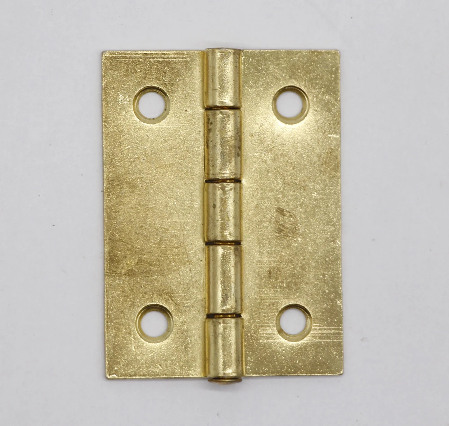 Set Of 4 Polished Brass Over Steel 2 X 1.75 Butt Cabinet Hinges 5 Set Of 4 Polished Brass Over Steel 2 X 1.75 Butt Cabinet Hinges - Image 3