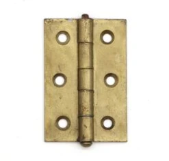 Set Of 10 Vintage 2.5 X 1.625 Brass Plated Steel Cabinet Hinges 11 Set Of 10 Vintage 2.5 X 1.625 Brass Plated Steel Cabinet Hinges -OGT Sale Store cabinet furniture hinges for sale q284727