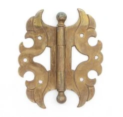 Set Of 4 X 3.375 In. Ornate Brass Butterfly Furniture Hinges 10 Set Of 4 X 3.375 In. Ornate Brass Butterfly Furniture Hinges -OGT Sale Store cabinet furniture hinges for sale q286572