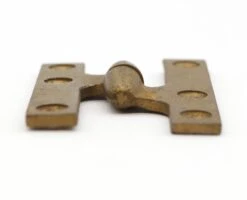 Vintage 3 X 2.25 Rixson Brushed Brass Steel Right Hand Olive Cabinet Hinge -OGT Sale Store cabinet furniture hinges k192003r