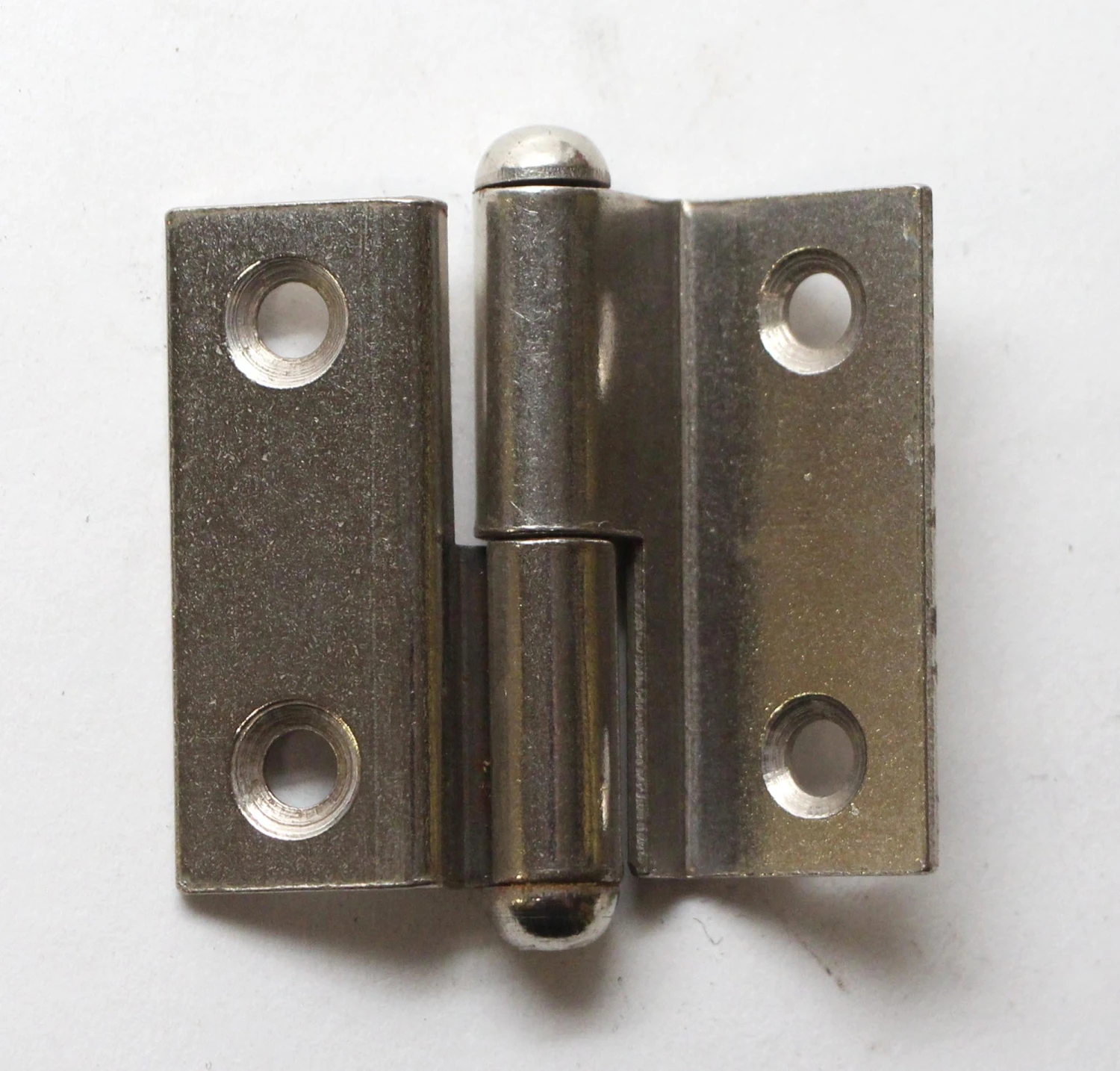 Modern 1.625 In. X 1.75 Brushed Steel Offset Cabinet Hinge 3 Modern 1.625 In. X 1.75 Brushed Steel Offset Cabinet Hinge