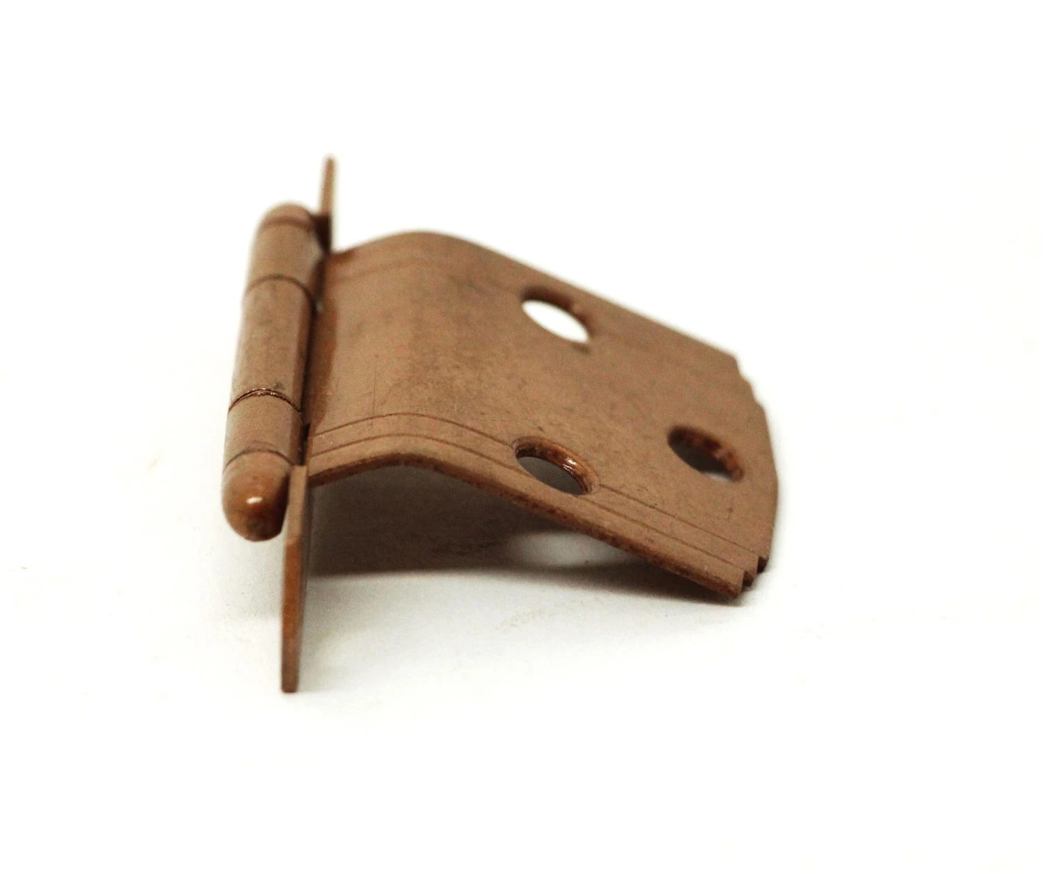 Set Of 4 Art Deco Copper Finish 2.75 X 2 Offset Cabinet Hinges 4 Set Of 4 Art Deco Copper Finish 2.75 X 2 Offset Cabinet Hinges - Image 2