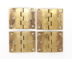 Set Of 4 Brass Corbin 2 X 2.5 Cabinet Butt Hinges -OGT Sale Store cabinet furniture hinges n253877
