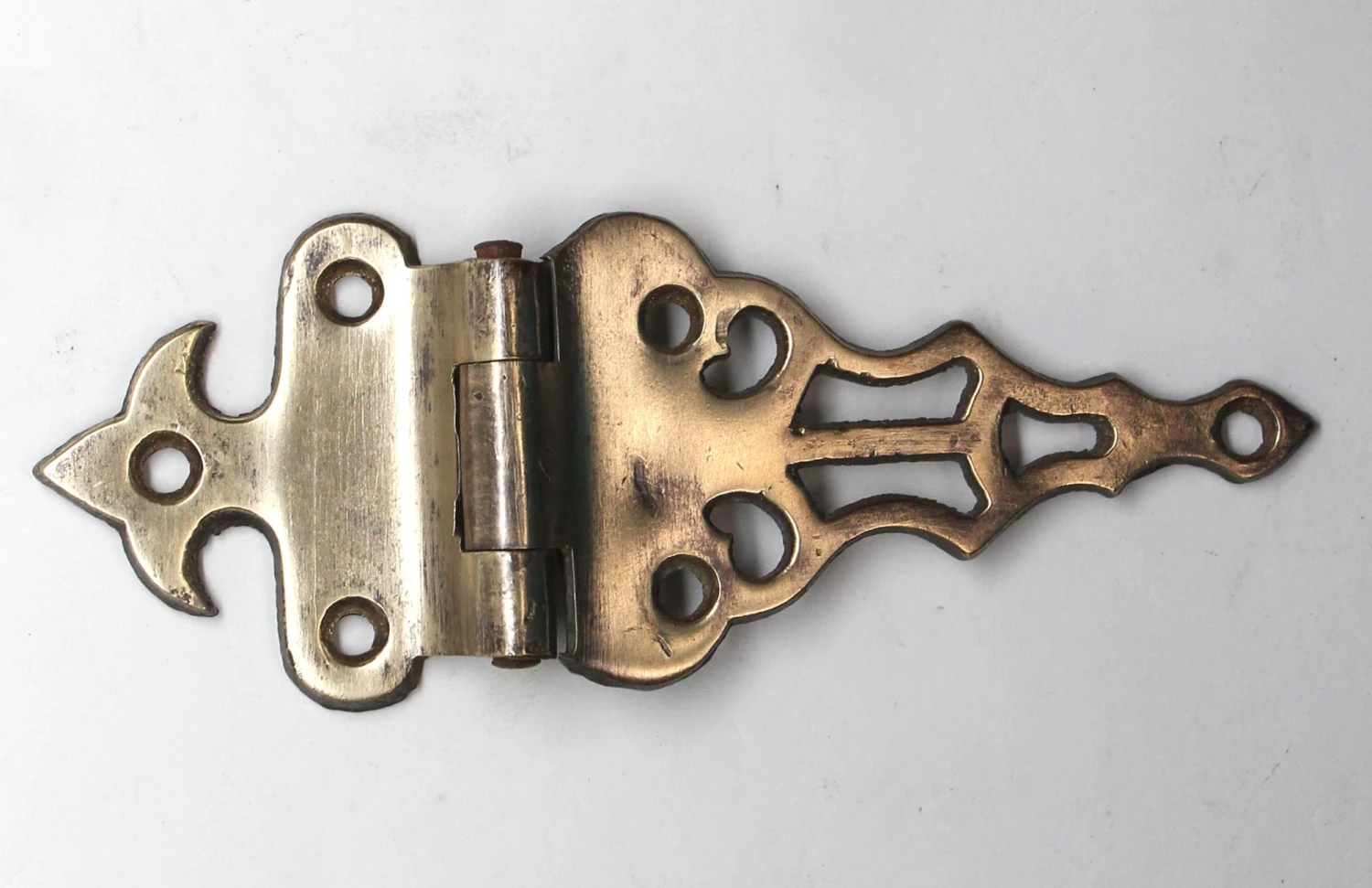 Ornate Brass Offset Surface Cabinet Furniture Hinge 3 Ornate Brass Offset Surface Cabinet Furniture Hinge