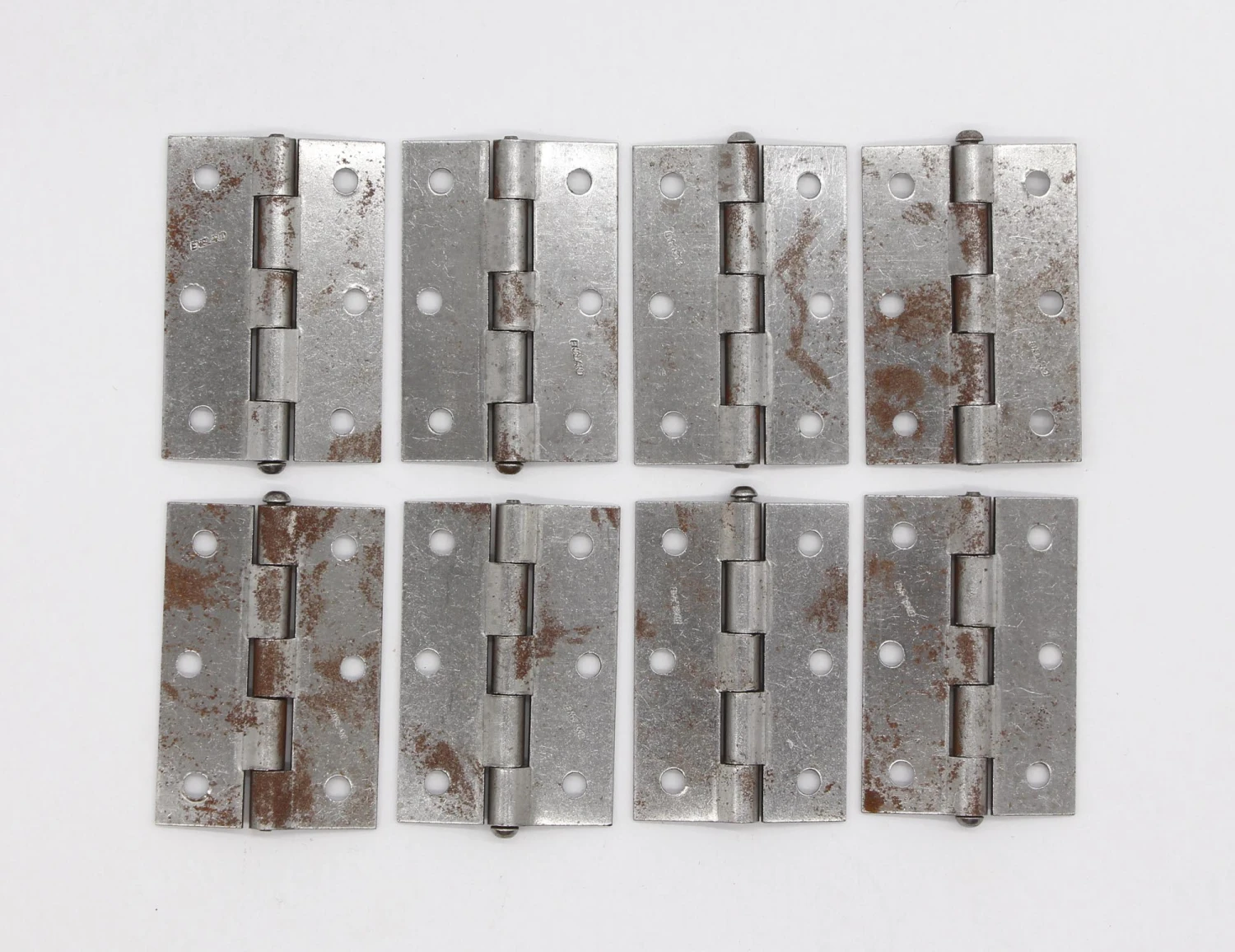 Set Of 8 Steel 2.5 X 1.6875 Butt Cabinet Hinges 4 Set Of 8 Steel 2.5 X 1.6875 Butt Cabinet Hinges - Image 2