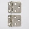 Pair Of Chromed Steel Face Mount 1.75 X 1.5 Cabinet Hinges 2 Pair Of Chromed Steel Face Mount 1.75 X 1.5 Cabinet Hinges -OGT Sale Store cabinet furniture hinges pair of chromed steel face mount 175 x 15 cabinet hinges q280207