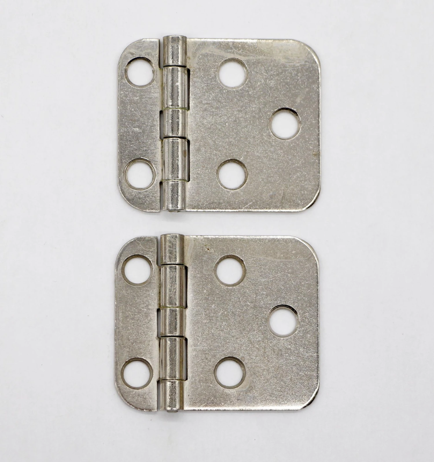 Pair Of Chromed Steel Face Mount 1.75 X 1.5 Cabinet Hinges 3 Pair Of Chromed Steel Face Mount 1.75 X 1.5 Cabinet Hinges