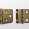 Pair Of Vintage 1.875 X 1.5 Brass Classic Face Mount Offset Cabinet Hinges 2 Pair Of Vintage 1.875 X 1.5 Brass Classic Face Mount Offset Cabinet Hinges -OGT Sale Store cabinet furniture hinges pair of vintage 1875 x 15 brass classic face mount offset cabinet hinges p263507