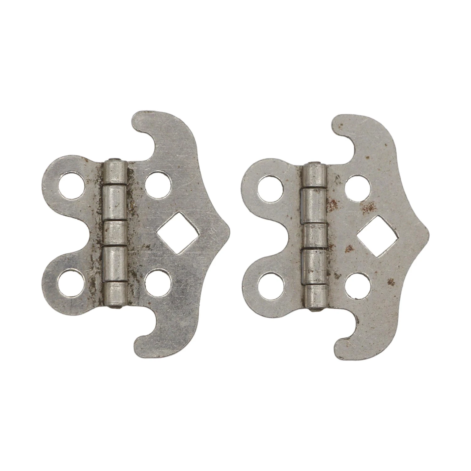 Pair Of Vintage Surface Mount Cabinet Hinges 1.5 X 1.125 3 Pair Of Vintage Surface Mount Cabinet Hinges 1.5 X 1.125