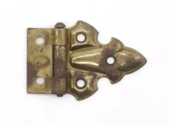Pair Of Stanley Art Deco Surface Mount Steel Cabinet Hinges -OGT Sale Store cabinet furniture hinges q275090