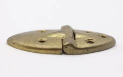 Pair Of Brass Plated Vintage Surface Cabinet Hinges 6 Pair Of Brass Plated Vintage Surface Cabinet Hinges -OGT Sale Store cabinet furniture hinges q275216