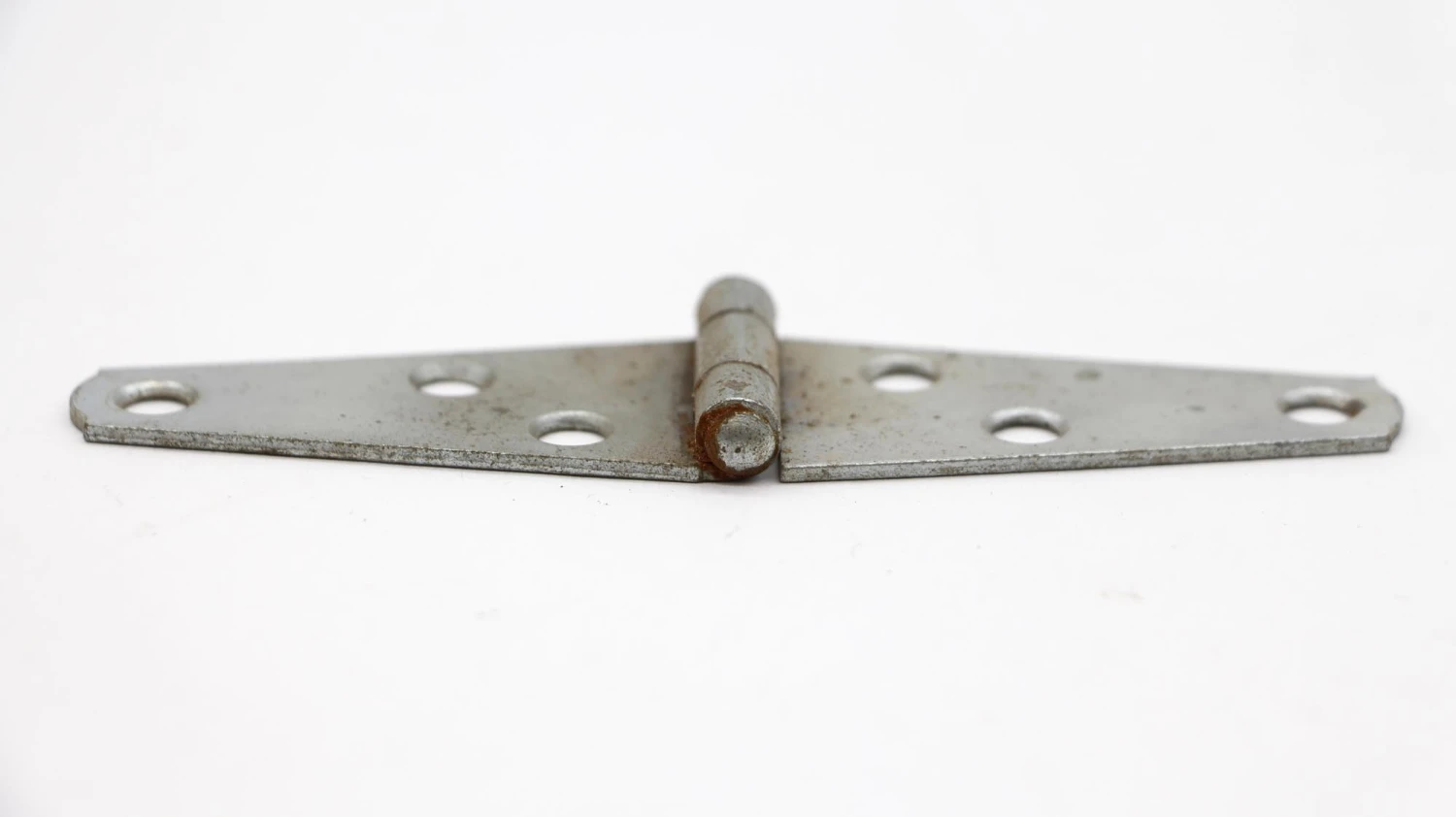 Vintage 4 X 1.25 Steel Surface Strap Cabinet Hinge 4 Vintage 4 X 1.25 Steel Surface Strap Cabinet Hinge - Image 2