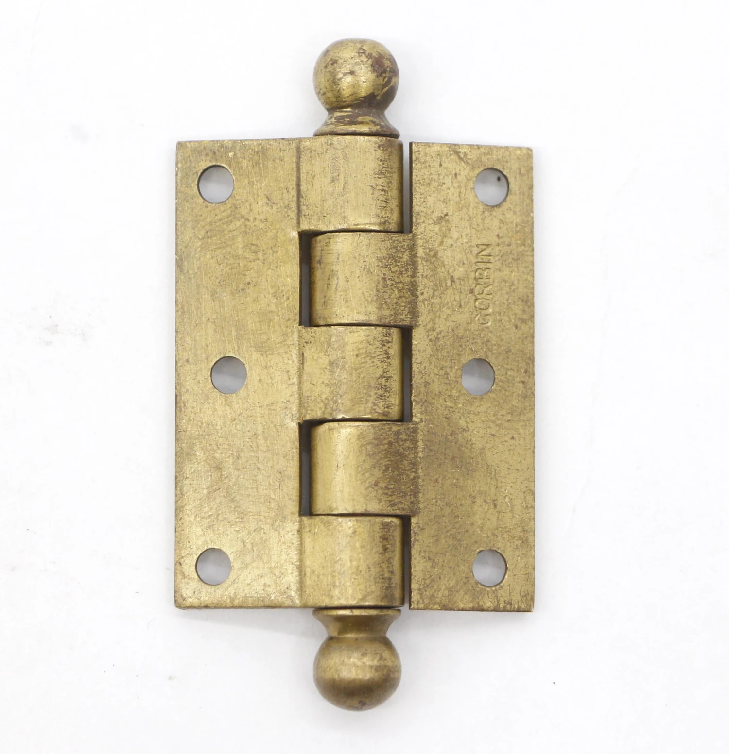 Corbin 2 X 1.5 In. Brass Ball Tip Cabinet Hinge 4 Corbin 2 X 1.5 In. Brass Ball Tip Cabinet Hinge - Image 2