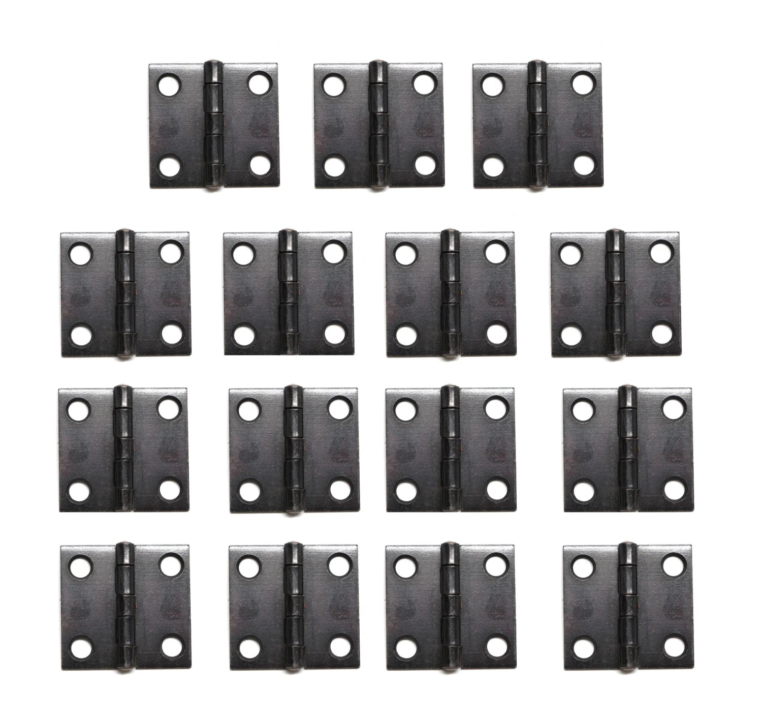 Set Of 15 Steel Black Cabinet 1.25 X 1.25 Butt Hinges 3 Set Of 15 Steel Black Cabinet 1.25 X 1.25 Butt Hinges