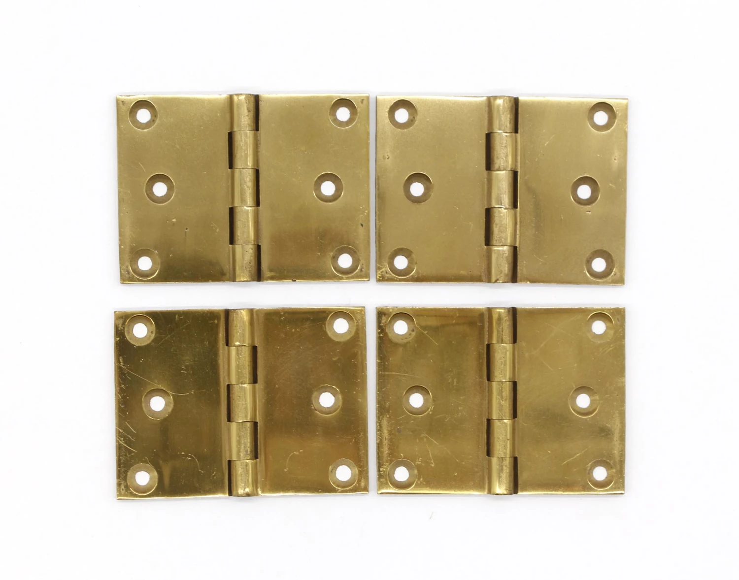 Set Of 4 Corbin Brass 2.25 X 3 Butt Cabinet Hinges 3 Set Of 4 Corbin Brass 2.25 X 3 Butt Cabinet Hinges