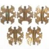 Set Of 4 X 3.375 In. Ornate Brass Butterfly Furniture Hinges 2 Set Of 4 X 3.375 In. Ornate Brass Butterfly Furniture Hinges -OGT Sale Store cabinet furniture hinges set of 4 x 3375 in ornate brass butterfly furniture hinges q286572