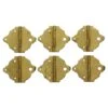 Set Of 6 Brass Vintage Box Furniture Cabinet Hinges 1 Set Of 6 Brass Vintage Box Furniture Cabinet Hinges -OGT Sale Store cabinet furniture hinges set of 6 brass vintage box furniture cabinet hinges p263487