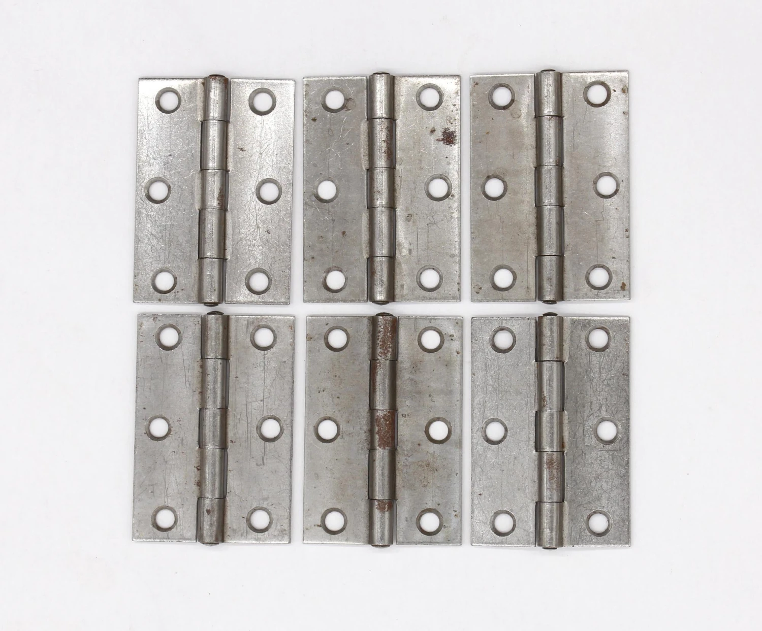 Set Of 6 Stanley Steel 2.5 X 1.75 Butt Cabinet Hinges 3 Set Of 6 Stanley Steel 2.5 X 1.75 Butt Cabinet Hinges