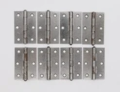 Set Of 8 Steel 2.5 X 1.6875 Butt Cabinet Hinges