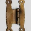 Vintage 1.75 In. Colonial Brass Patina Surface Cabinet Hinge -OGT Sale Store cabinet furniture hinges vintage 175 in colonial brass patina surface cabinet hinge n253875