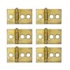 Vintage Brass Butt Cabinet Door Hinge Set 0.5 X 1 2 Vintage Brass Butt Cabinet Door Hinge Set 0.5 X 1 -OGT Sale Store cabinet furniture hinges vintage brass butt cabinet door hinge set 05 x 1 q275088 1