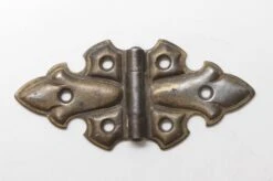 Vintage Stanley Signed Steel Butterfly Surface Cabinet Hinge